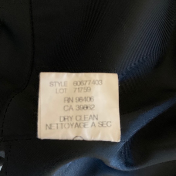 Theory Black Button Front Raincoat/Trenchcoat - Picture 10 of 12